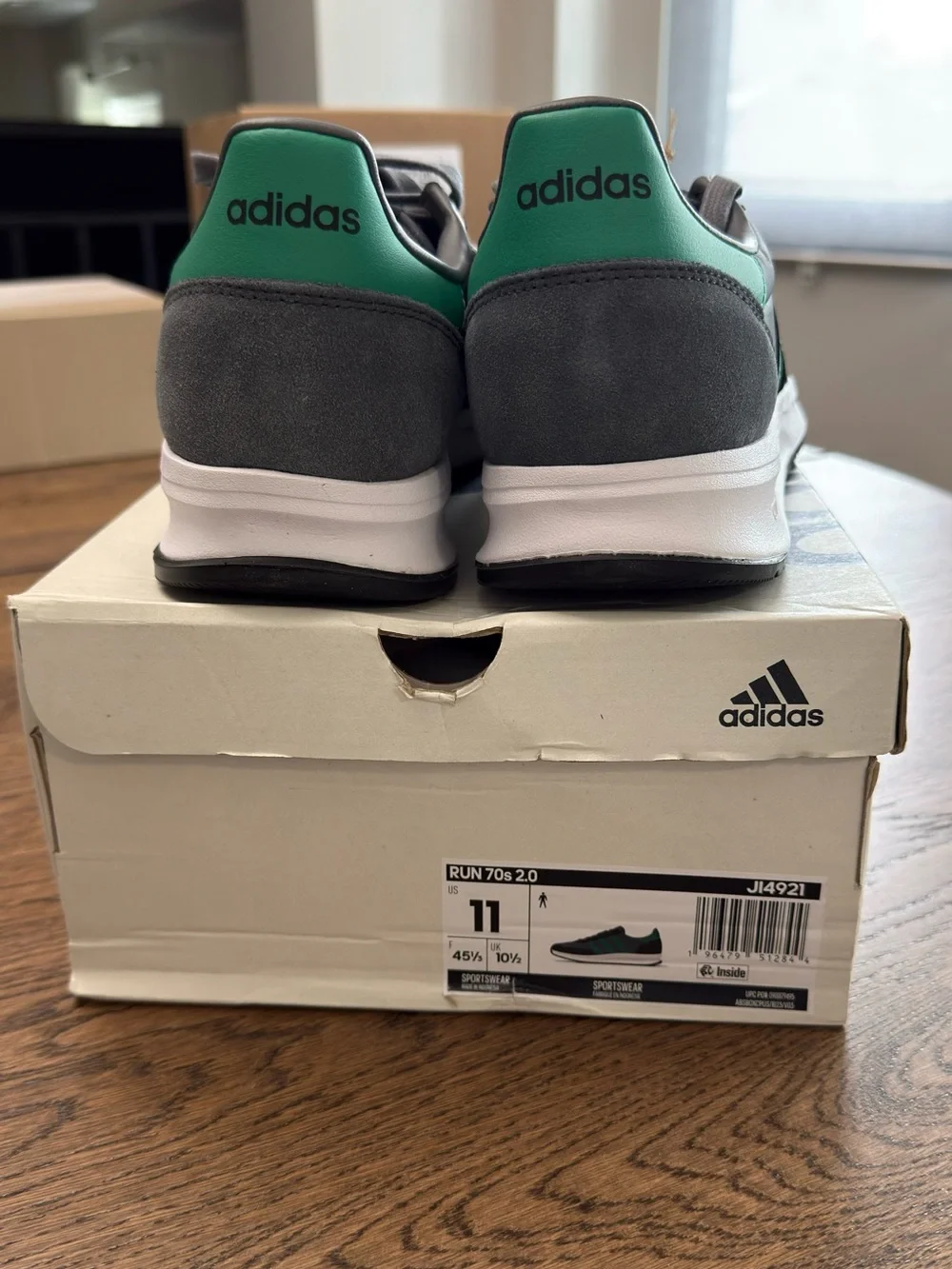 Adidas Run 70s 2.0 Green/black/grey Men Size 11 New In Box